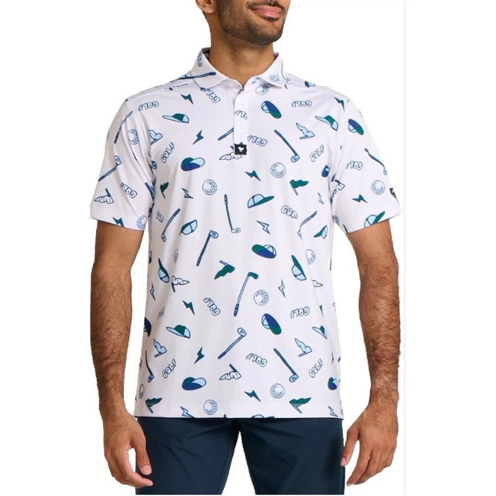 Bad Birdie Yard Sale Golf Polo